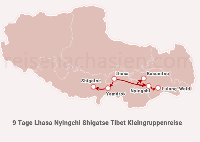 Lhasa-Nyingchi-Lhasa-Shigatse