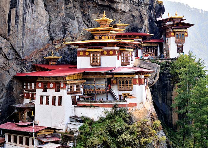 Die beste Aussicht auf dem Tiger's Nest Kloster