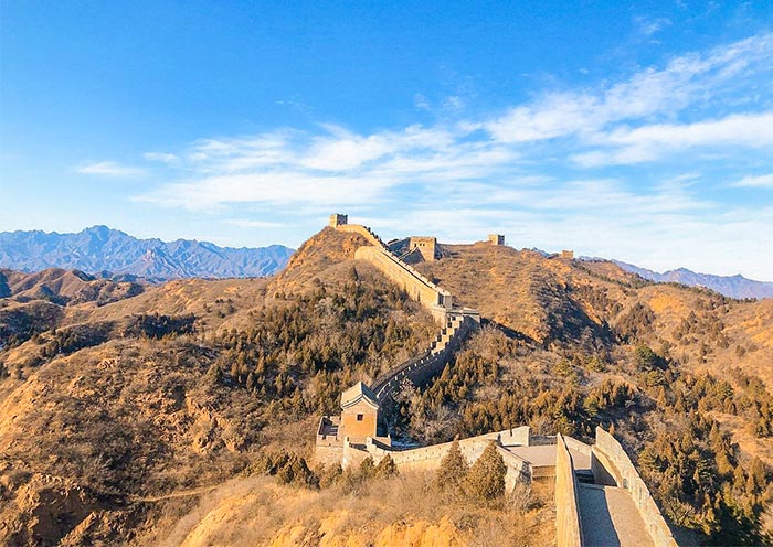 Die Großen Mauer: berühmtesten Bauwerk Chinas