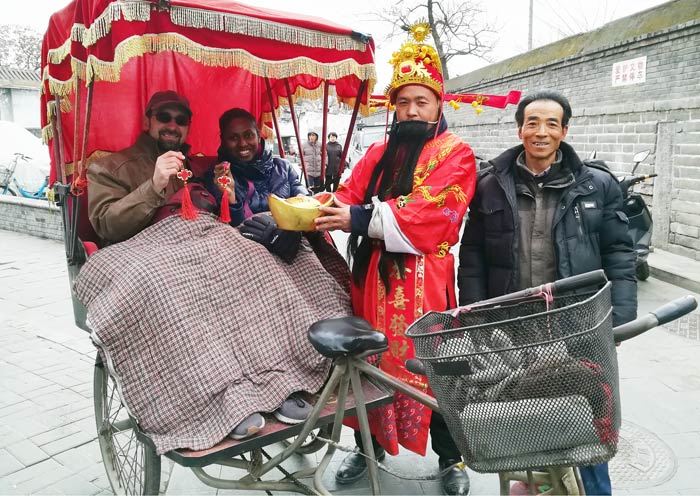 Hutong-Erkundung auf Rikschafahrt