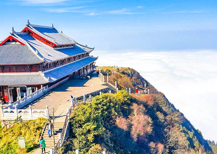 Die natürliche Schönheit des Mount Emei