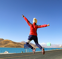 Fotos machen am Yamdrok-See Fotos machen am Yamdrok-See