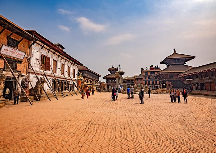 Durbar-Platz im Kathmandu-Tal