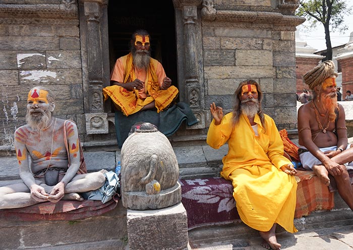 Der berühmte Pashupatinath-Tempel, Kathmandu