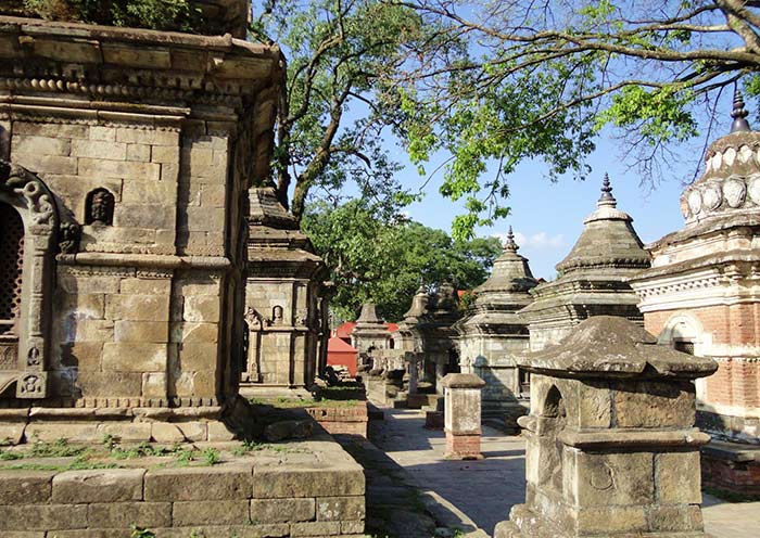 Der berühmte Pashupatinath-Tempel, Kathmandu