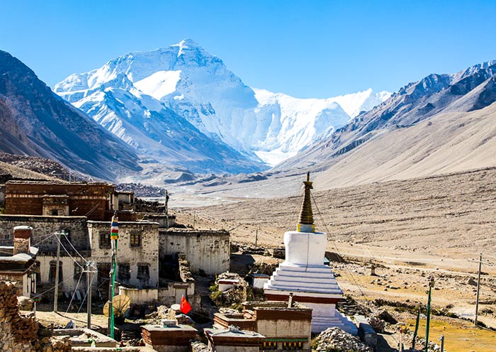 Das Rongbuk-Kloster, EBC